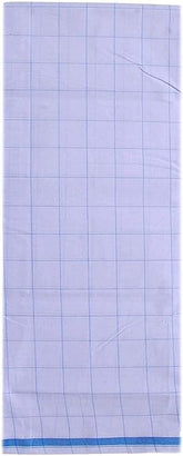 Stylesindia Men's Pure Cotton Lungi Sarong Mundu Dhoti Kaili India Ethnic Dress White Checks
